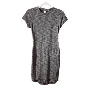 lululemon & Go Where-To Heathered Black & Gray Mini Dress